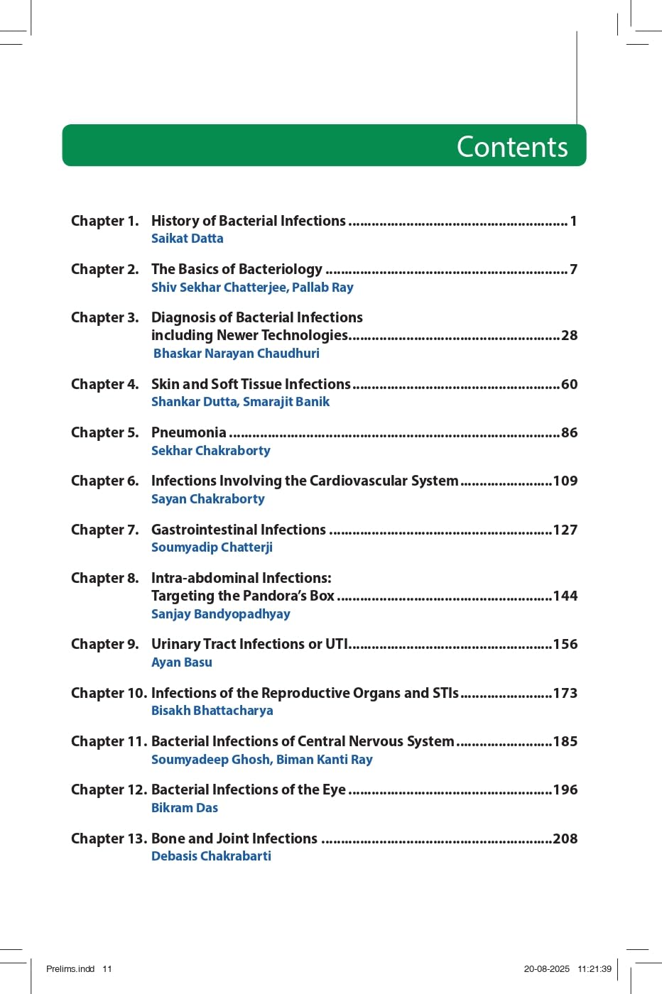 Bacterial Infections and their Management