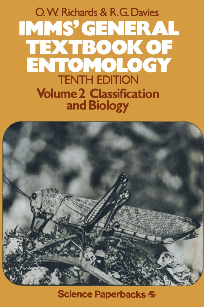 Imms’ General Textbook of Entomology: Volume 2: Classification and Biology (Science Paperbacks) - Retail Maharaj