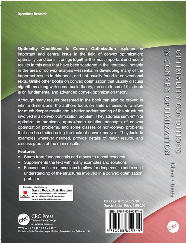 Optimality Conditions in Convex Optimization - Retail Maharaj