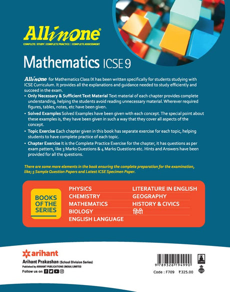 All in One Mathematics Icse Class 9 - Retail Maharaj