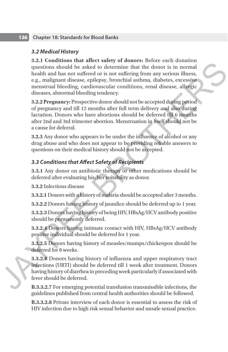 ESSENTIALS OF BLOOD BANKING & TRANSFUSION MEDICINE