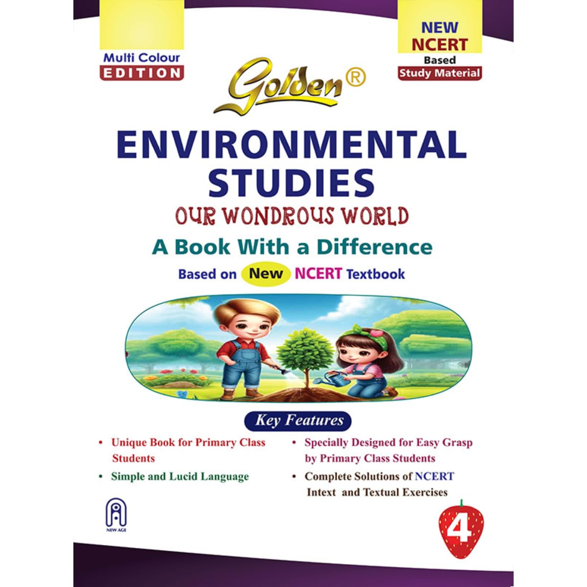 Golden Environmental Studies Study Material Based on NEW NCERT Our Wondrous World For Class 4 | Simple and Lucid Language | Solutions of NCERT Intext and Textual Exercises - Retail Maharaj