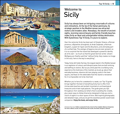 DK Eyewitness Top 10 Sicily (Pocket Travel Guide) - Retail Maharaj