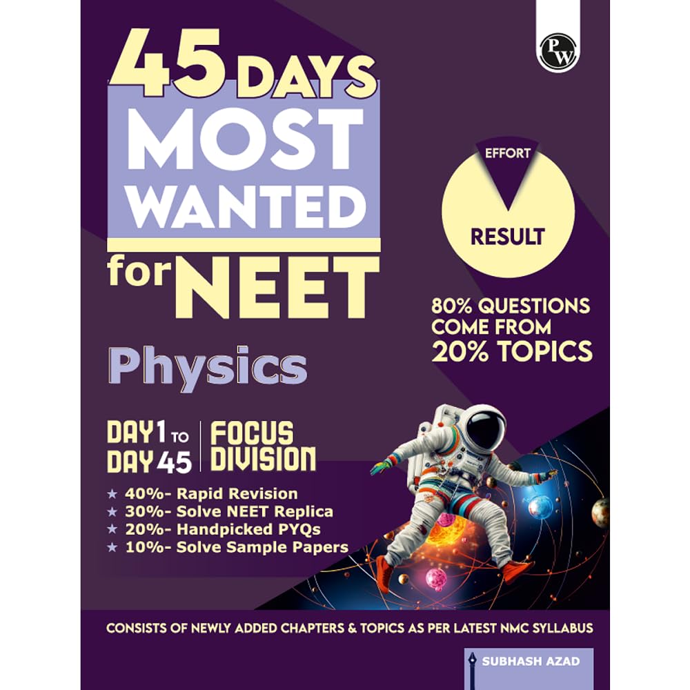 45 Days Most Wanted For NEET Physics - Retail Maharaj
