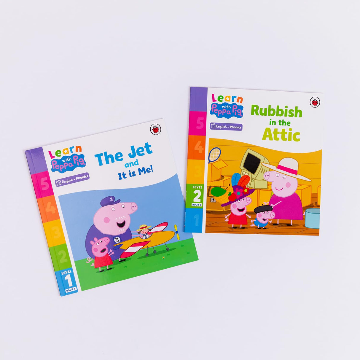 Learn with Peppa: Peppa Pig Phonics Tuckbox (20 Books Boxset Level 1 and Level 2)| Ideal for Preschool and Kindergarten Learning - Retail Maharaj