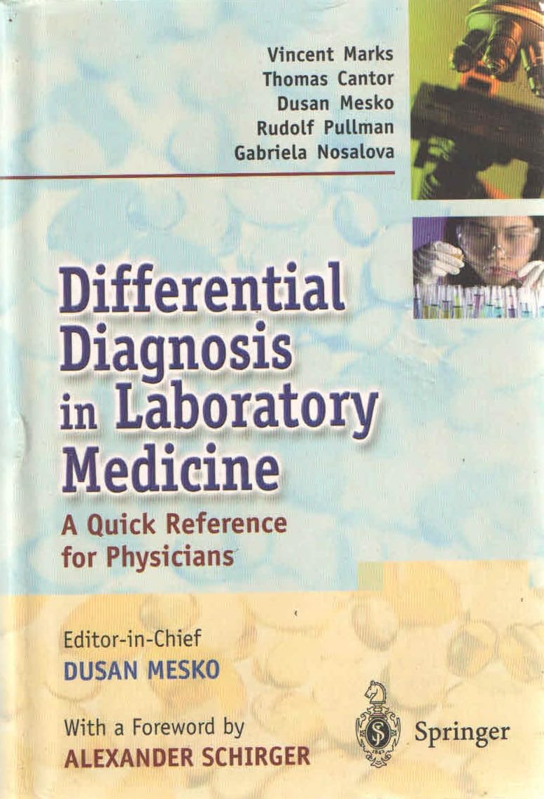 DIFFERENTIAL DIAGNOSIS IN LABORATORY MEDICINE