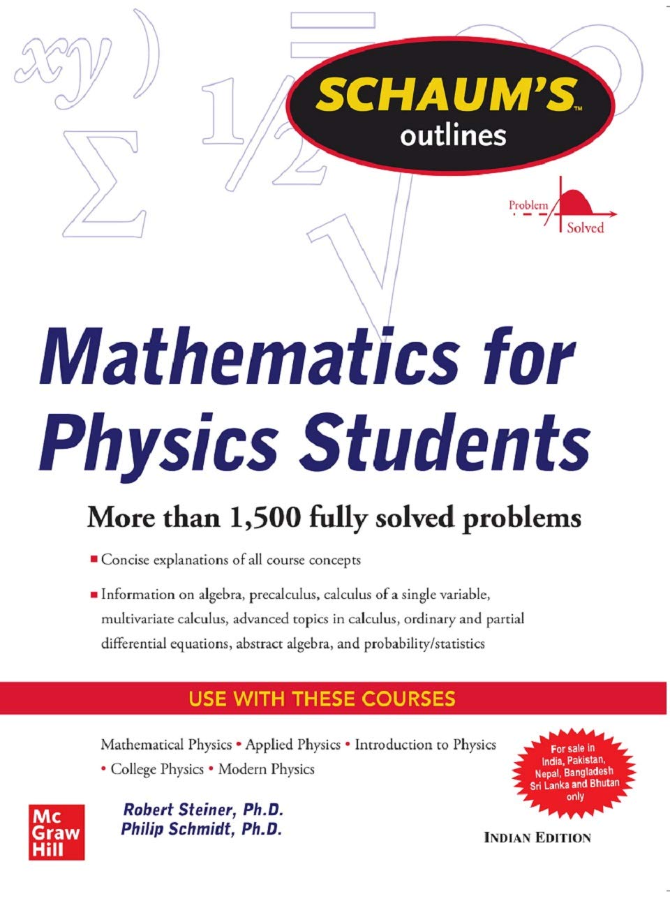 SCHAUM'S OUTLINE OF MATHEMATICS FOR PHYSICS STUDENTS / 1ST, EDITION - Retail Maharaj