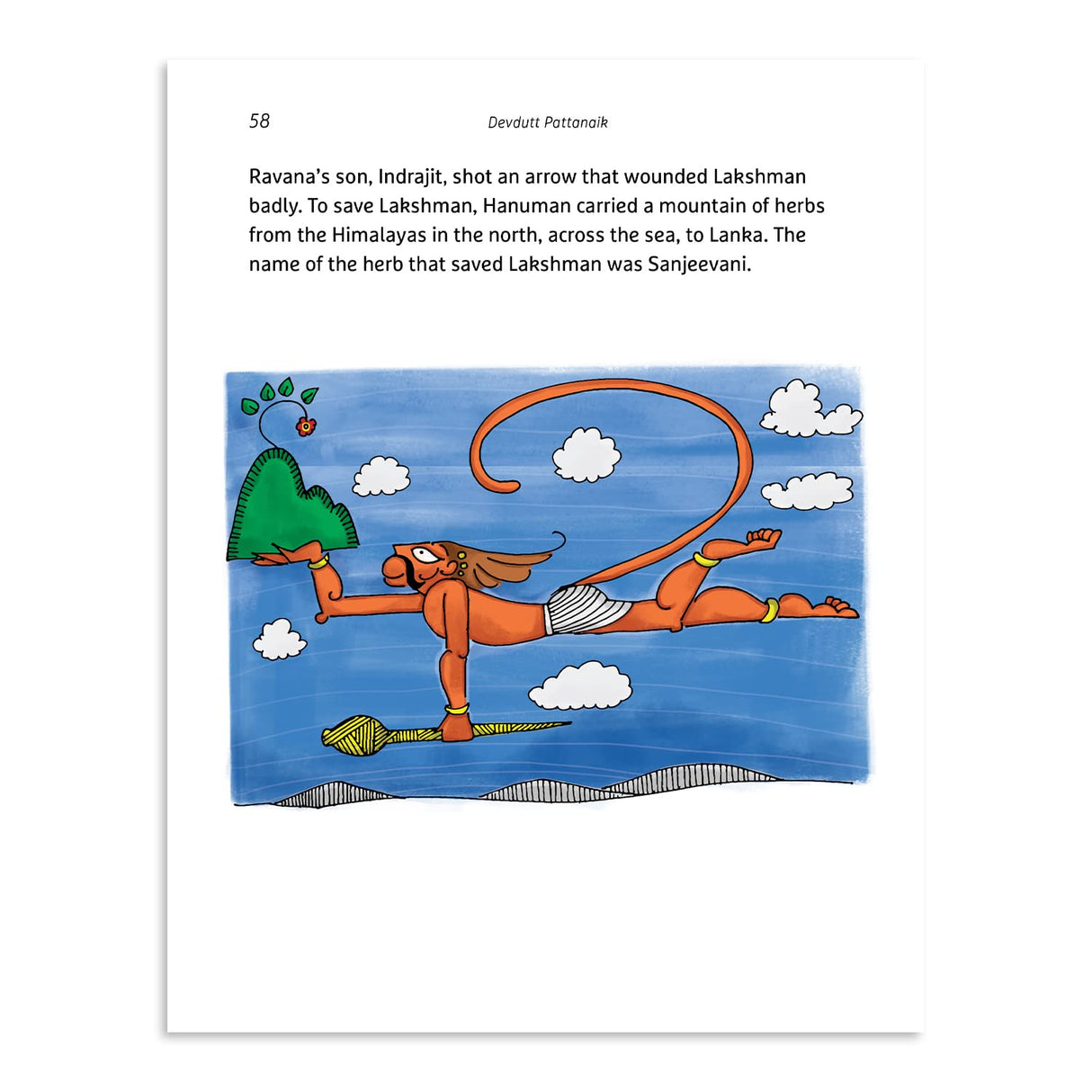 Hanuman: Anjani's Mighty Son (Read and Colour): Read and Colour, all-in-one storybook, picture book, and colouring book for children by Devdutt Pattanaik, India's most-loved mythologist | Puffin Books - Retail Maharaj