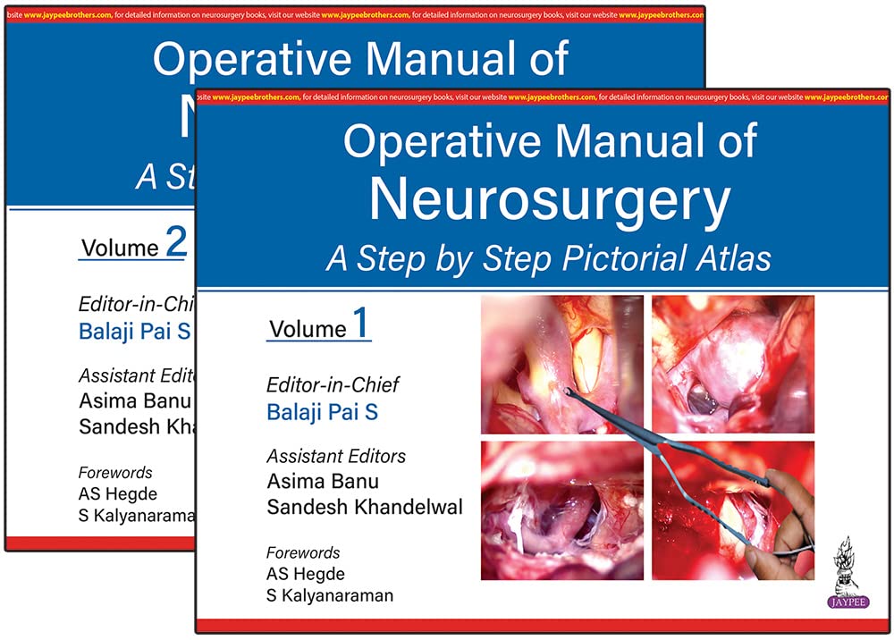 Operative Manual of Neurosurgery: A Step by Step Pictorial Atlas (2 Vols)