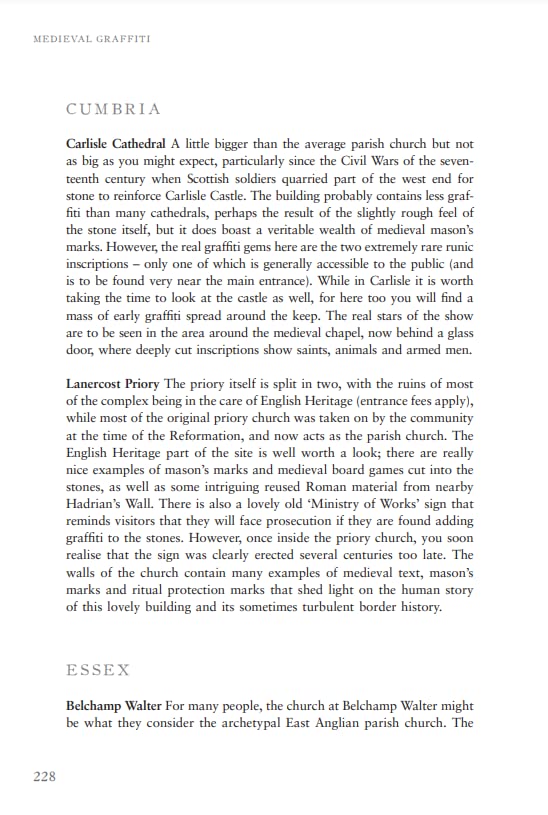 Medieval Graffiti: The Lost Voices of England's Churches - Retail Maharaj