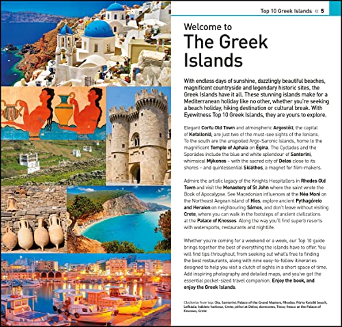 DK Eyewitness Top 10 Greek Islands (Pocket Travel Guide) - Retail Maharaj