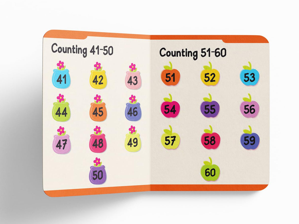Early Learning Padded Book of Numbers: Board Book for Kids | Learn Counting from 1 to 20 with Bright and Engaging Pictures | Durable Padded Board Book for Babies, Toddlers & Preschoolers | Ages 0–5 Years - Retail Maharaj
