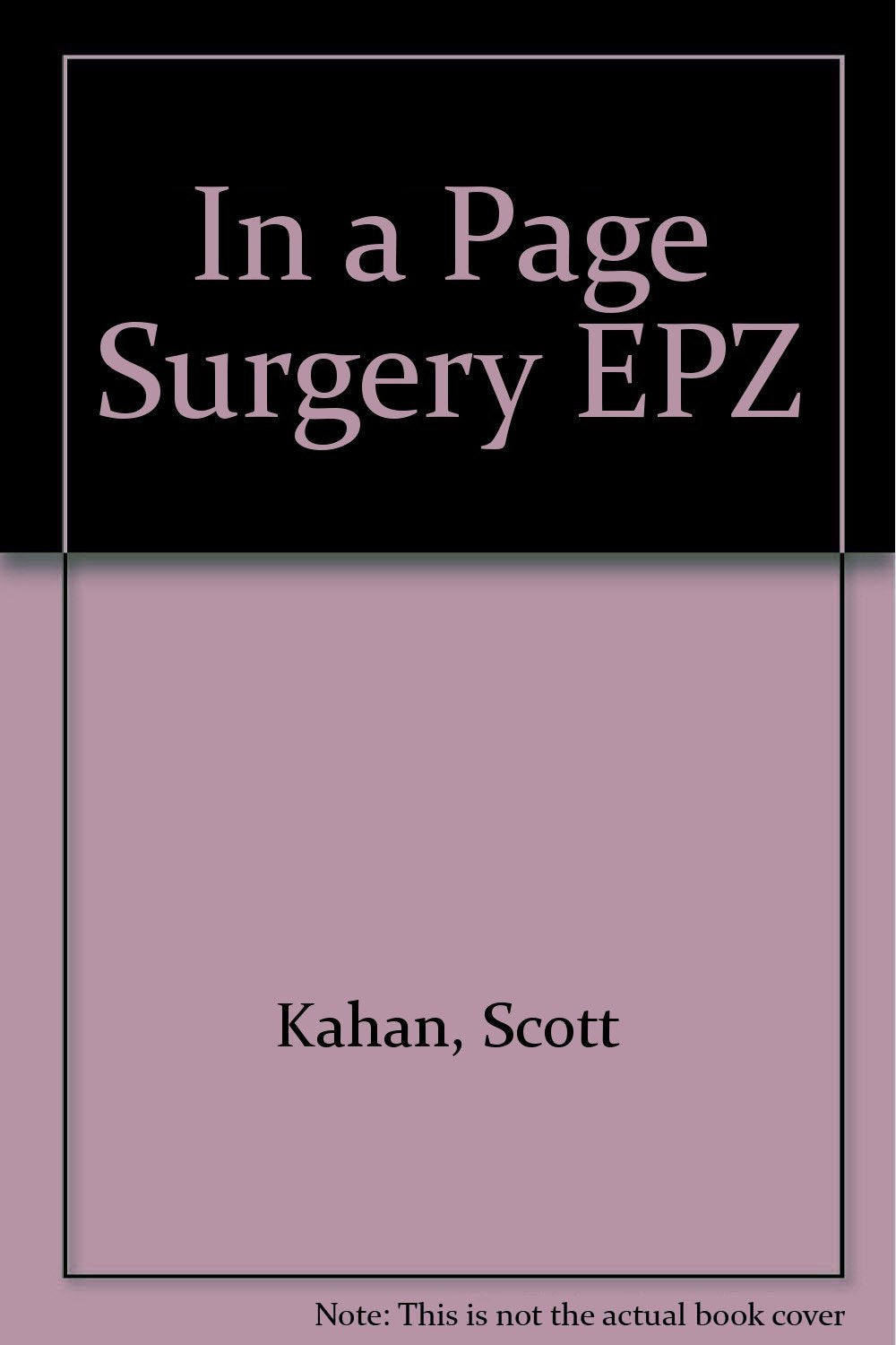 In a Page: Surgery