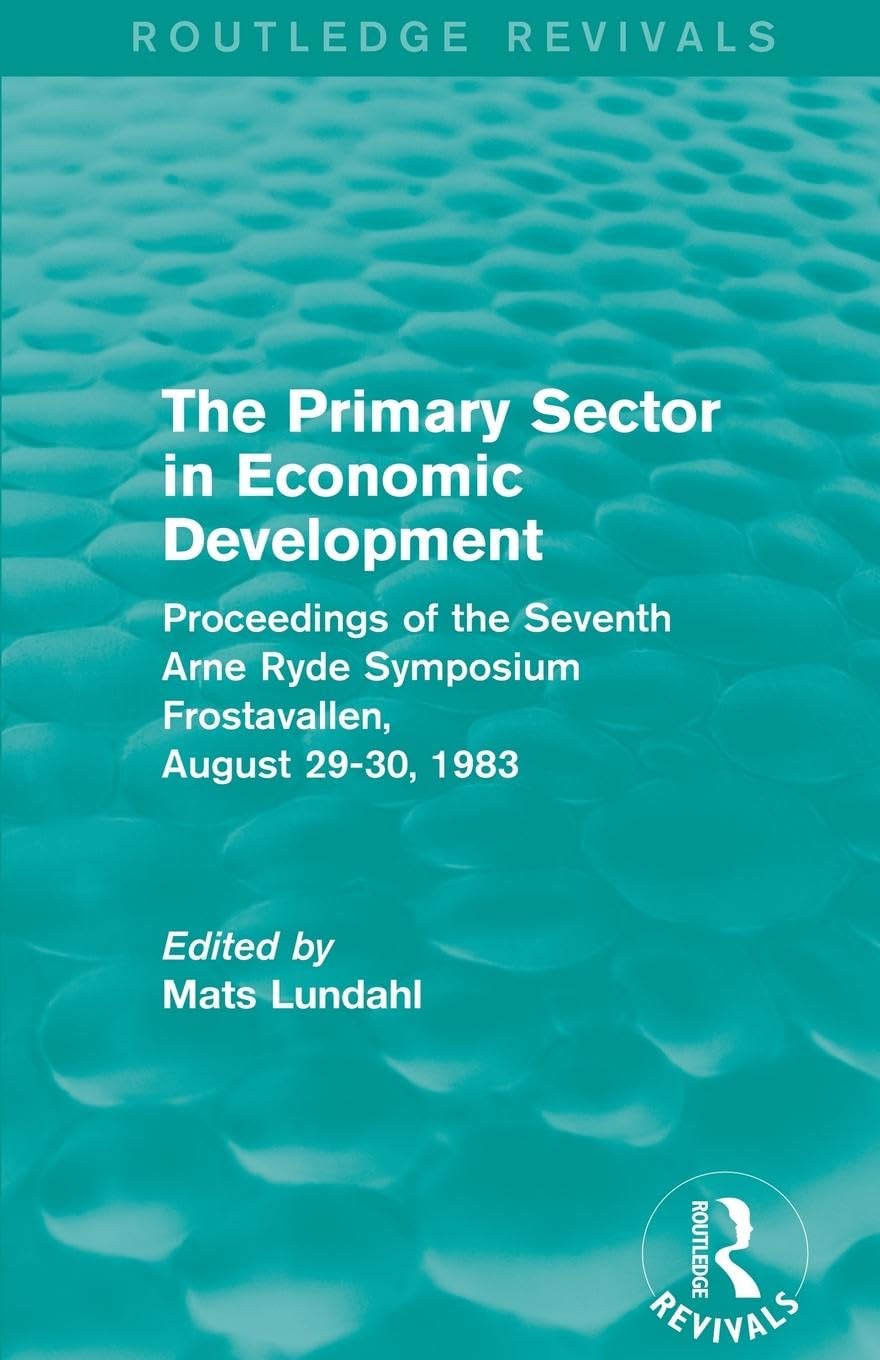 The Primary Sector in Economic Development (Routledge Revivals): Proceedings of the Seventh Arne Ryde Symposium, Frostavallen, August 29-30 1983 - Retail Maharaj