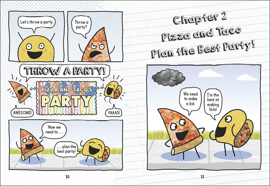 Pizza and Taco: Best Party Ever!: (A Graphic Novel): 2