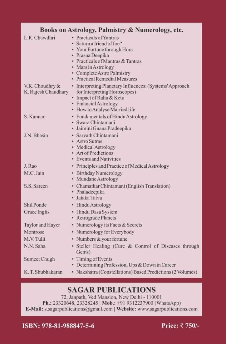 Women And Astrology The Original Book By Dr. L.R. Chawdhri - (English Version) - Retail Maharaj