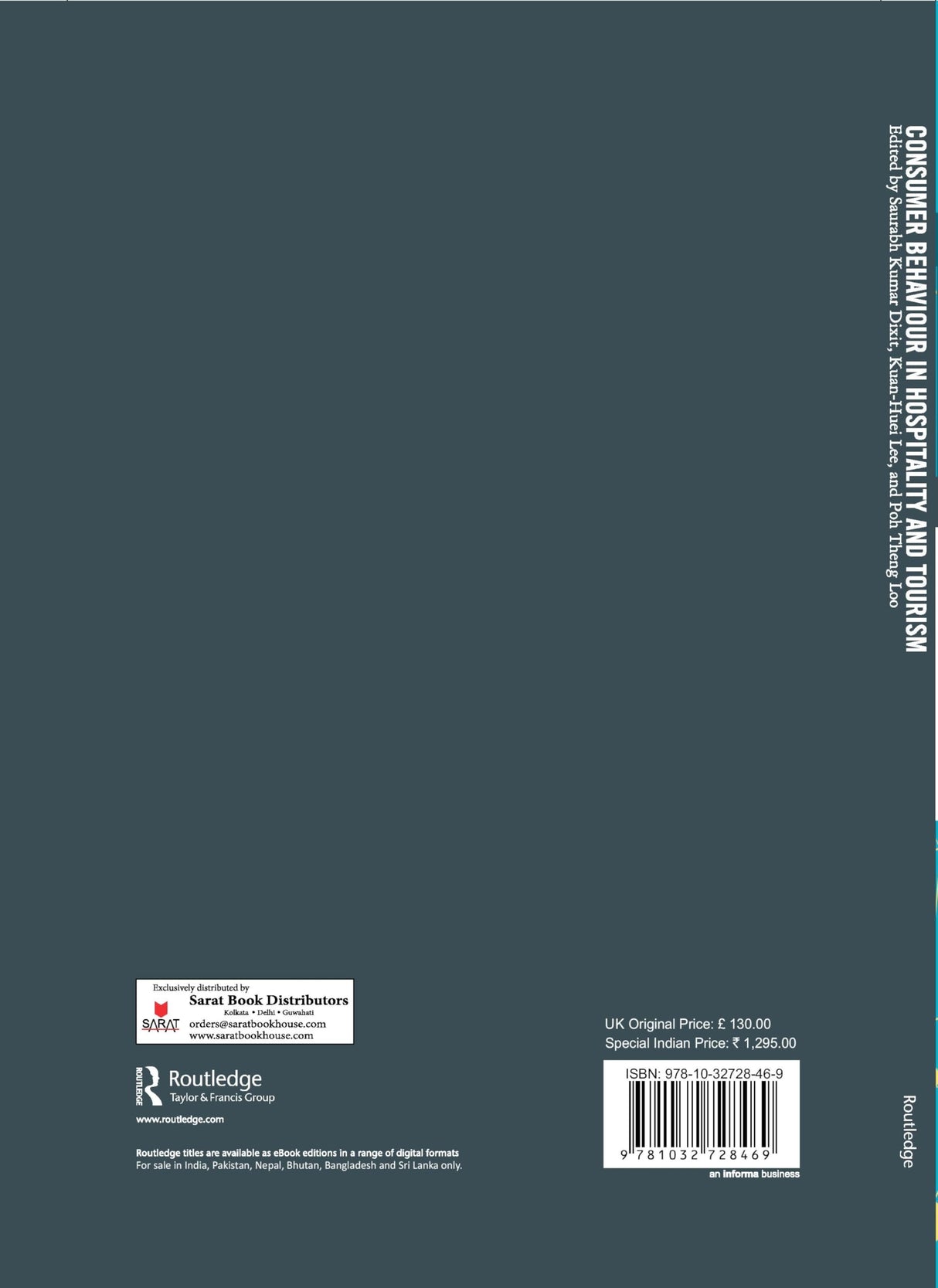 Consumer Behaviour in Hospitality and Tourism - Retail Maharaj