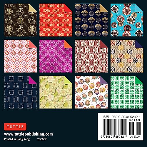 Origami Paper 300 sheets Japanese Designs 4" (10 cm): Tuttle Origami Paper: Double-Sided Origami Sheets Printed with 12 Different Designs - Retail Maharaj
