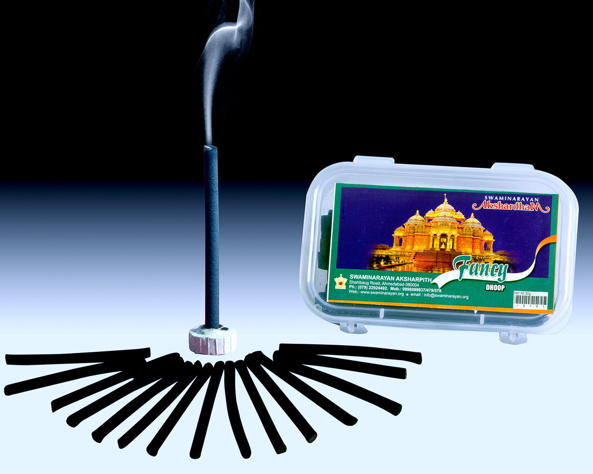 Fancy Dhoop Stick 3.75" Stick | Plastic Container
