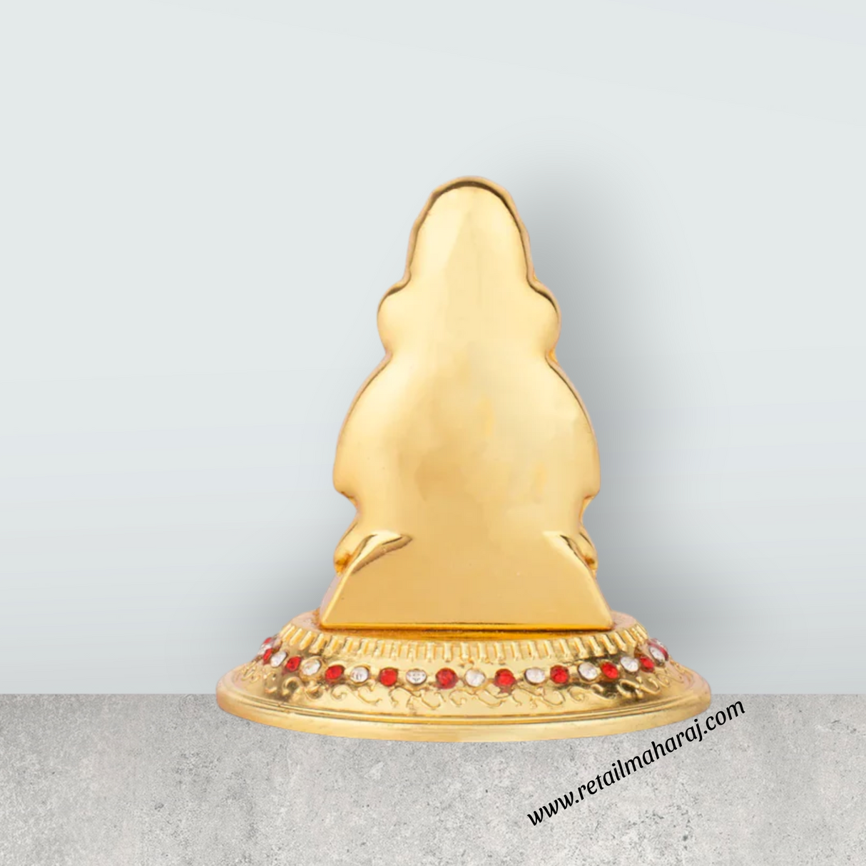 Ganesh Statue - 2.5 x 5 Inches | Metal Vinayaka Idol / Ganesh Idol for Pooja - Retail Maharaj