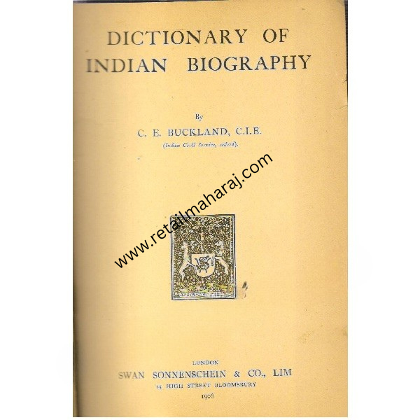 Dictionary of Indian Biography - Retail Maharaj