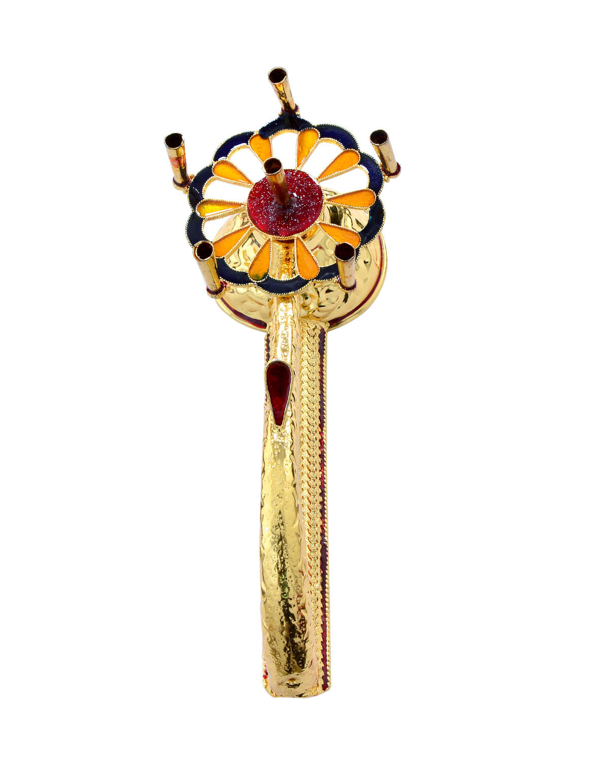 Aarti Diya Stand Deluxe 6 Diya