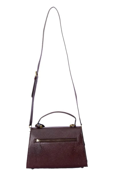 Leather Handbag with Buckle - Retail Maharaj