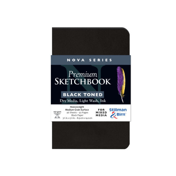 Stillman and Birn Black Nova Series Sketchbook for Mixed Media and Ink