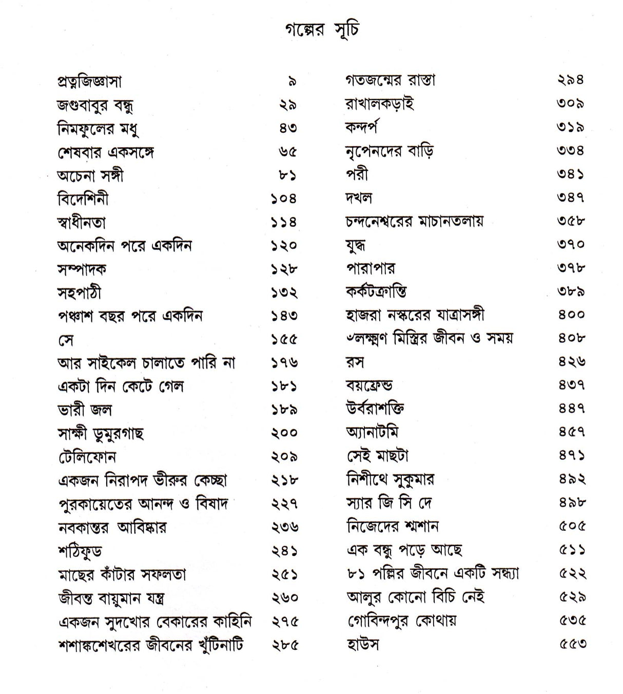 Sera Panchasti Galpa - Retail Maharaj