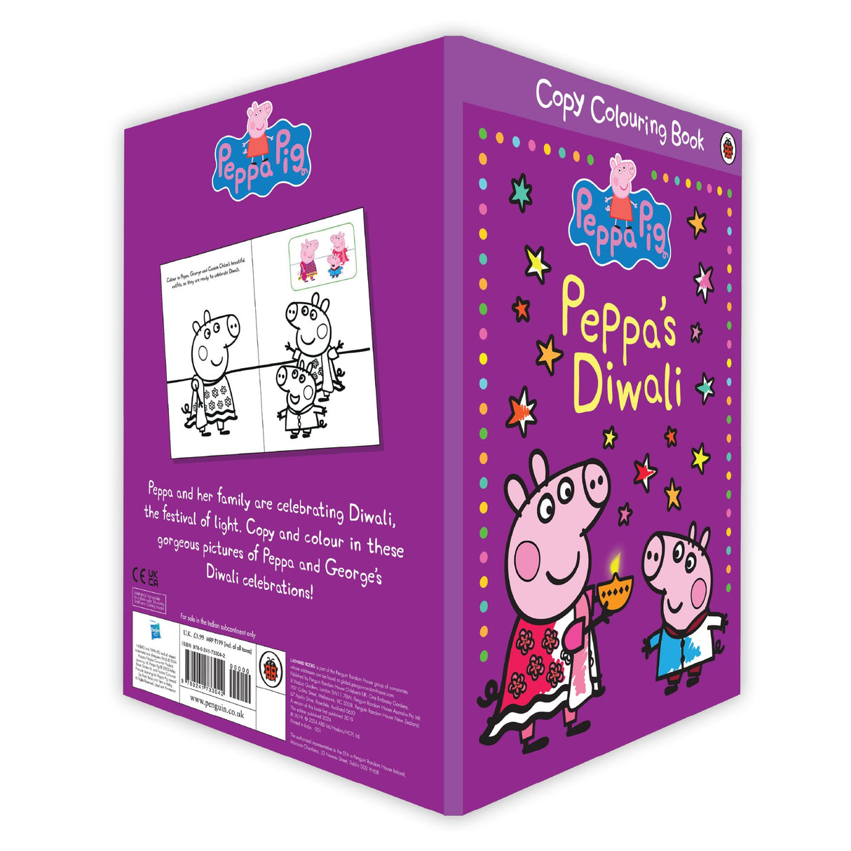 Peppa Pig: Peppa's Diwali Copy Colouring | Fun Festive Activity Book for Kids Aged 3+ | Celebrate Diwali with Peppa and Friends | Great Gift for Little Artists - Retail Maharaj