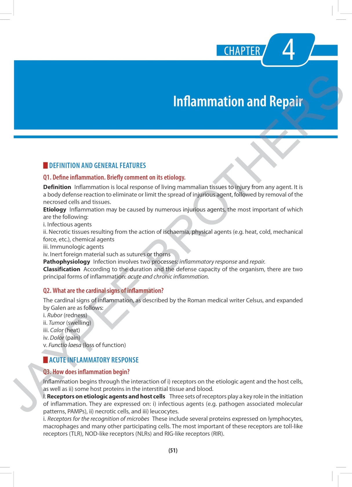 PATHOLOGY SIMPLIFIED: A QUICK REVIEW FOR EXAMINATION PREPARATION