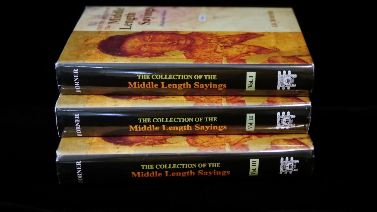Collection of the Middle Length Sayings - Vol - 1,2&3: Nikaya Majjhima - Retail Maharaj