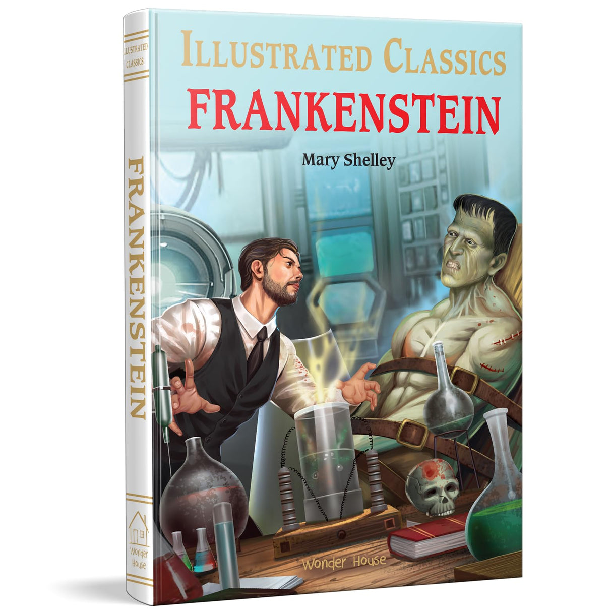 Frankenstein : Illustrated Abridged Children Classics English Novel with Review Questions - Retail Maharaj
