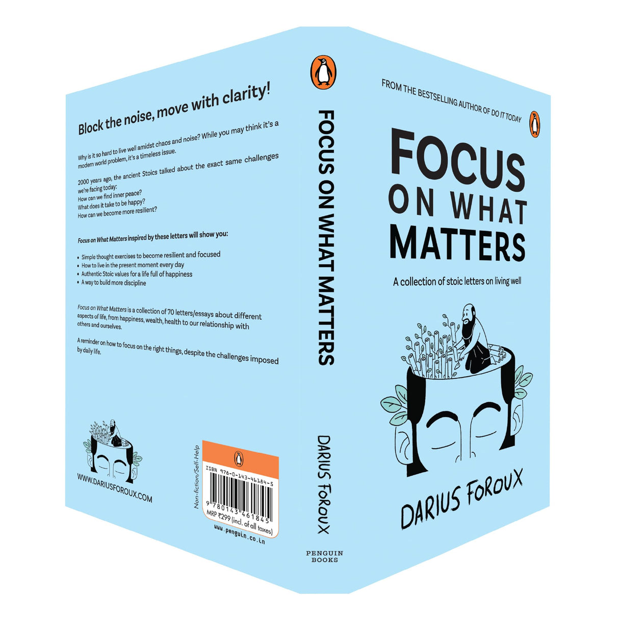 Focus on What Matters: A Collection of Stoic Letters on Living Well - Retail Maharaj
