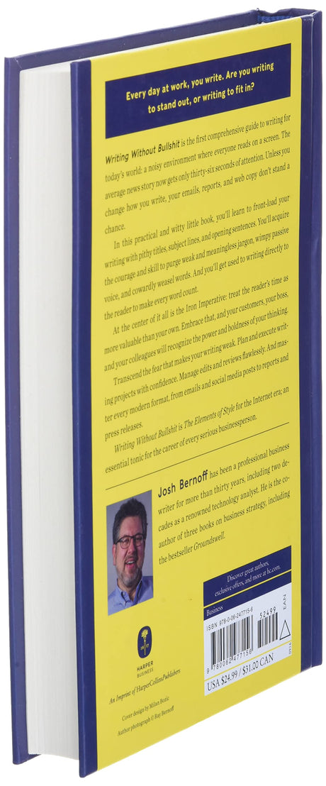 Writing Without Bullshit: Boost Your Career by Saying What You Mean - Retail Maharaj