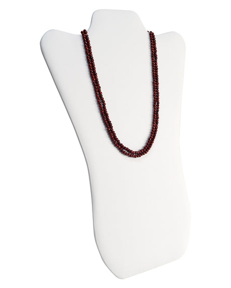 Kanthi (Red) - 9" 4MM Double-Stringed Beads for Spiritual Wear - Retail Maharaj