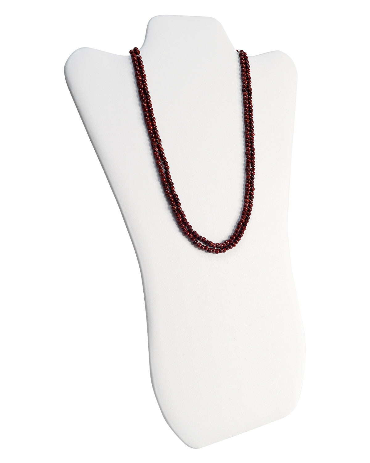 Kanthi (Red) - 9" 4MM Double-Stringed Beads for Spiritual Wear - Retail Maharaj