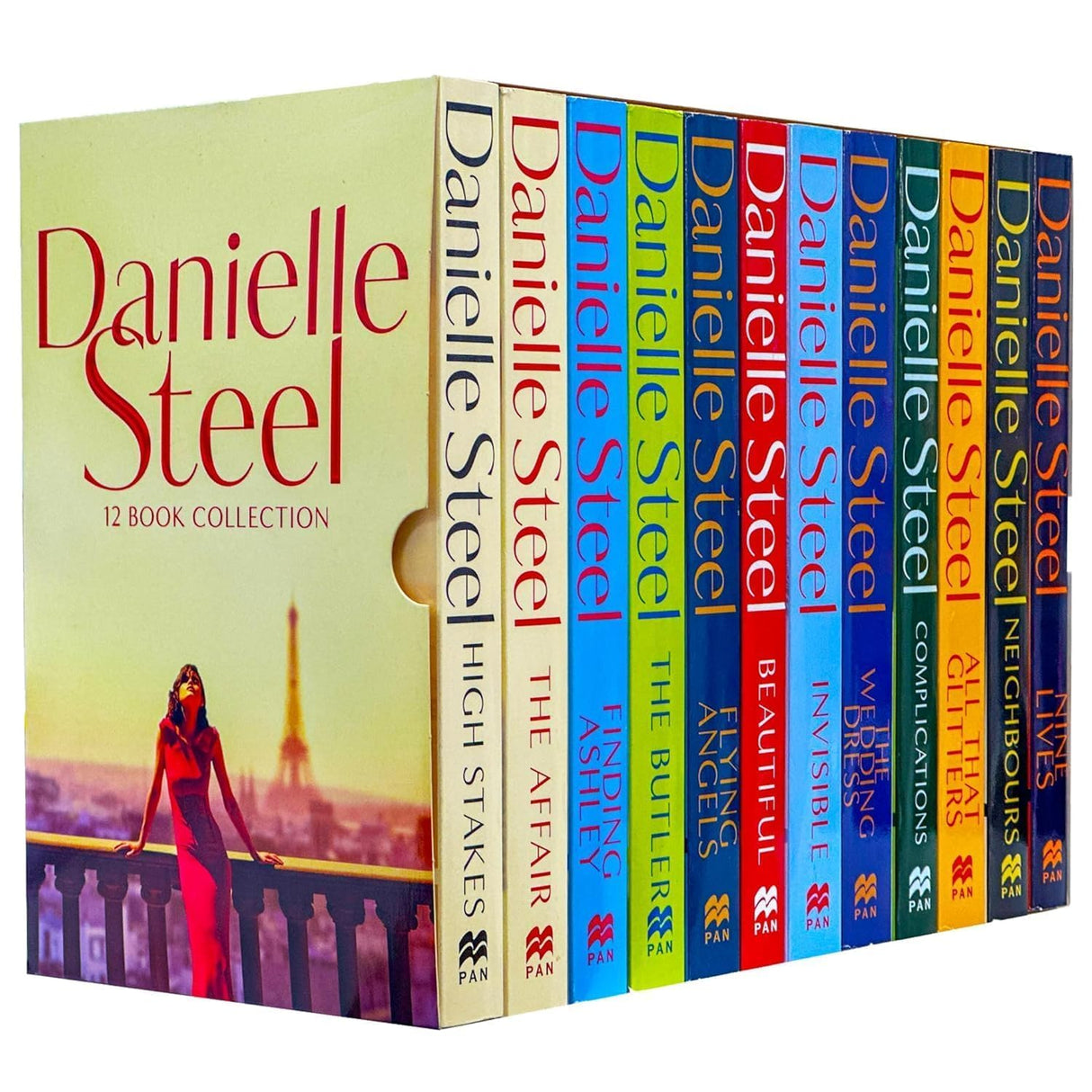 Danielle Steel Collection 12 Books Set (Family Ties, Property of a Noblewoman, The Apartment, Precious Gifts,Matters of the Heart,Winners, Blue,Southern Lights,His Bright Light,Country and More)