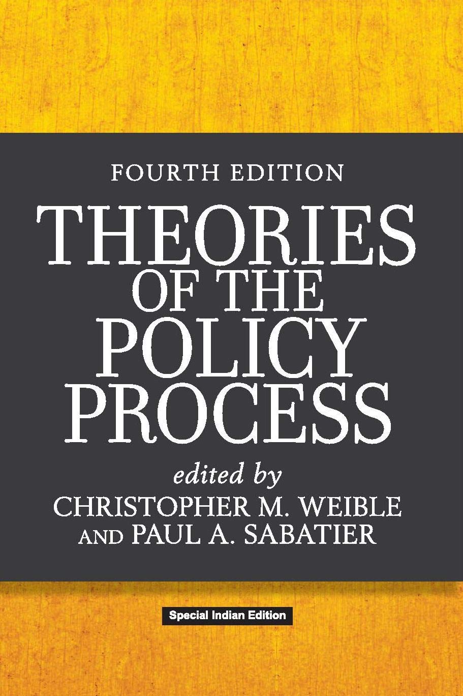 THEORIES OF THE POLICY PROCESS - Retail Maharaj