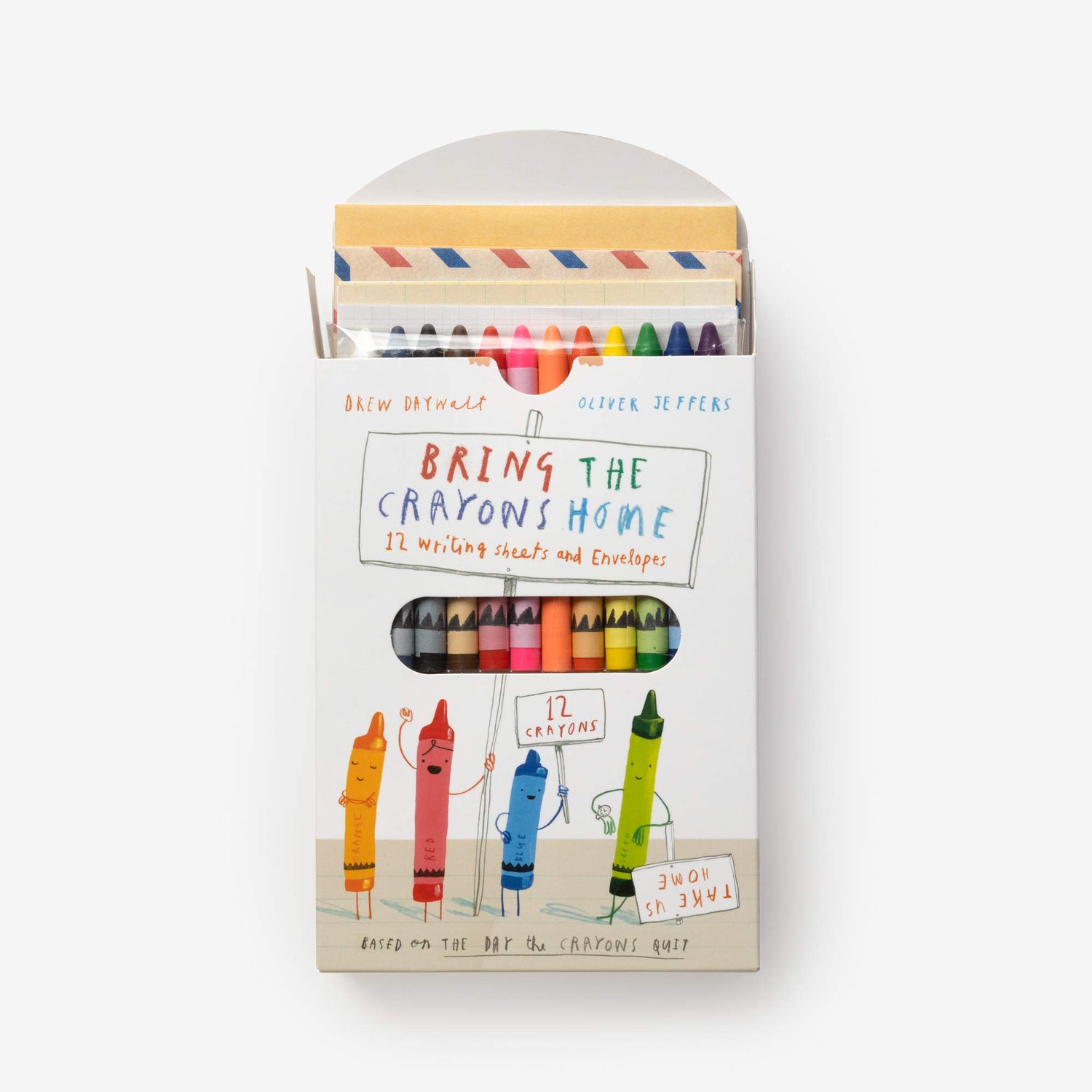 Bring the Crayons Home: A Box of Crayons, Letter-Writing Paper, and Envelopes