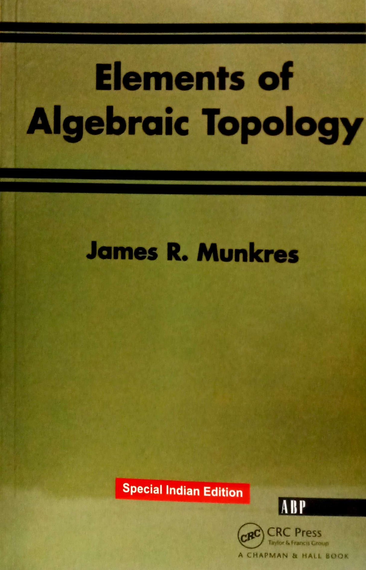 Elements Of Algebraic Topology - Retail Maharaj