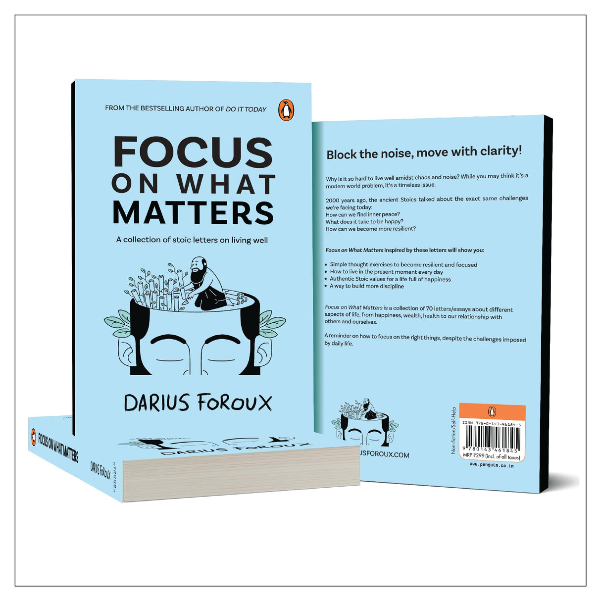 Focus on What Matters: A Collection of Stoic Letters on Living Well - Retail Maharaj