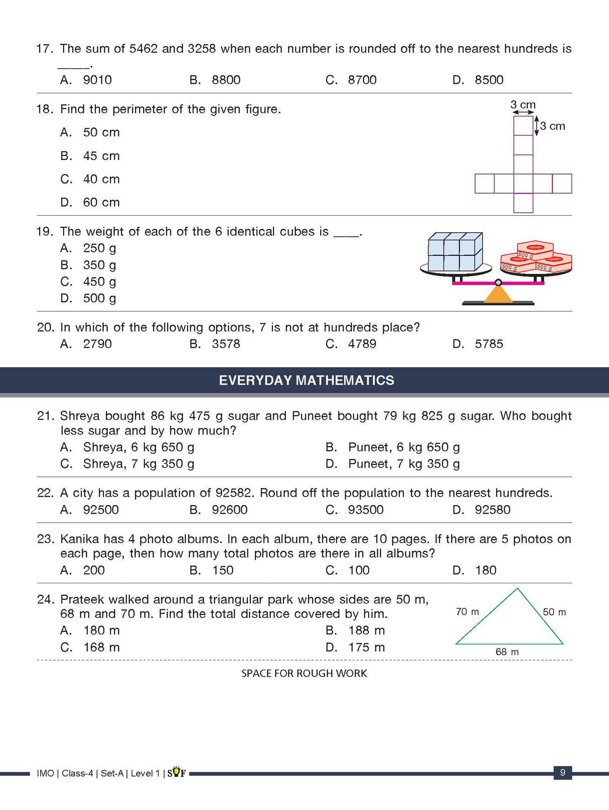 MTG Mathematics (IMO) Olympiad Previous Years Papers with Mock Test Papers Class 4 - Sample OMR Sheet with Chapterwise Analysis | SOF Olympiad Books For 2023-24 Exam MTG Editorial Board MTG Editorial Board - Retail Maharaj