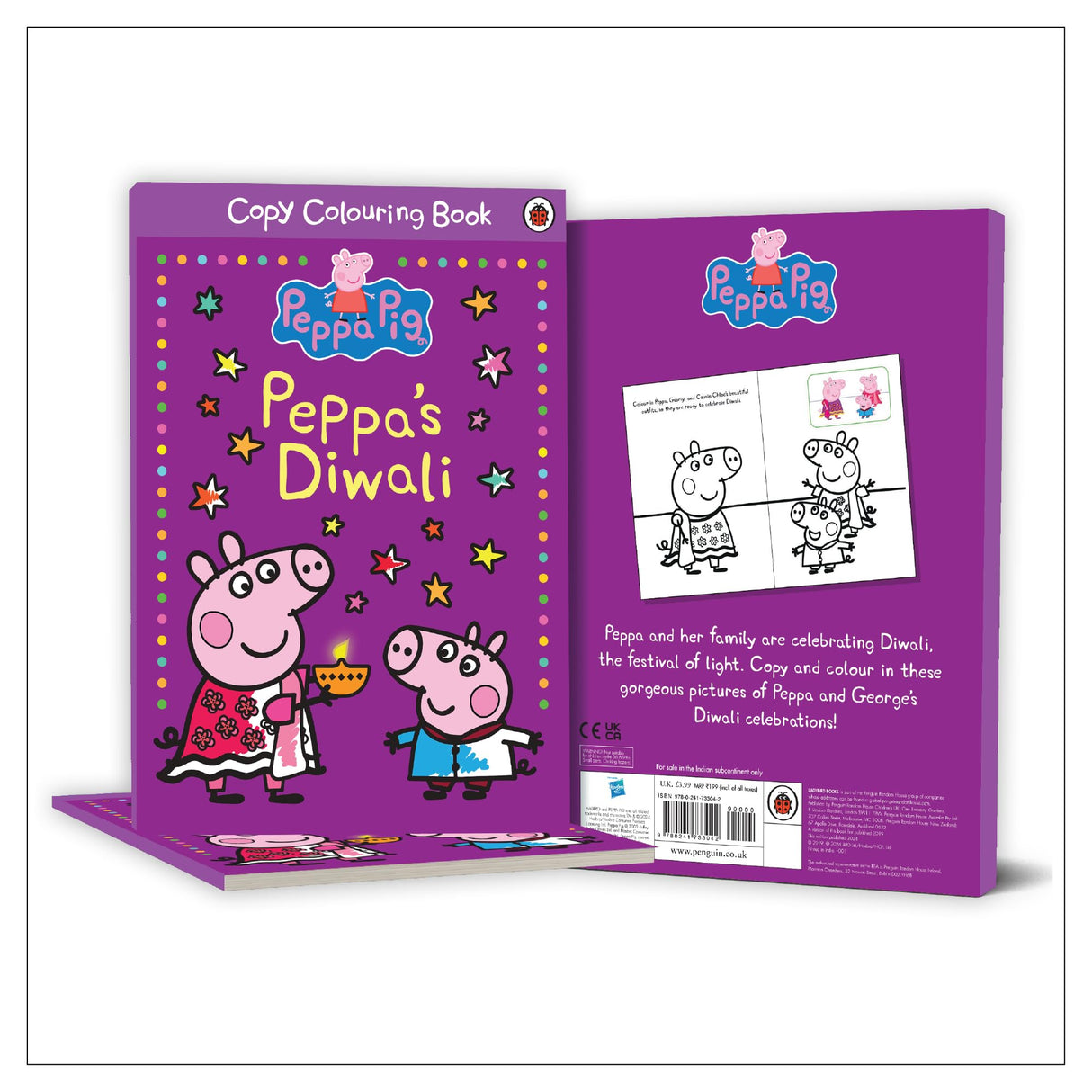Peppa Pig: Peppa's Diwali Copy Colouring | Fun Festive Activity Book for Kids Aged 3+ | Celebrate Diwali with Peppa and Friends | Great Gift for Little Artists - Retail Maharaj