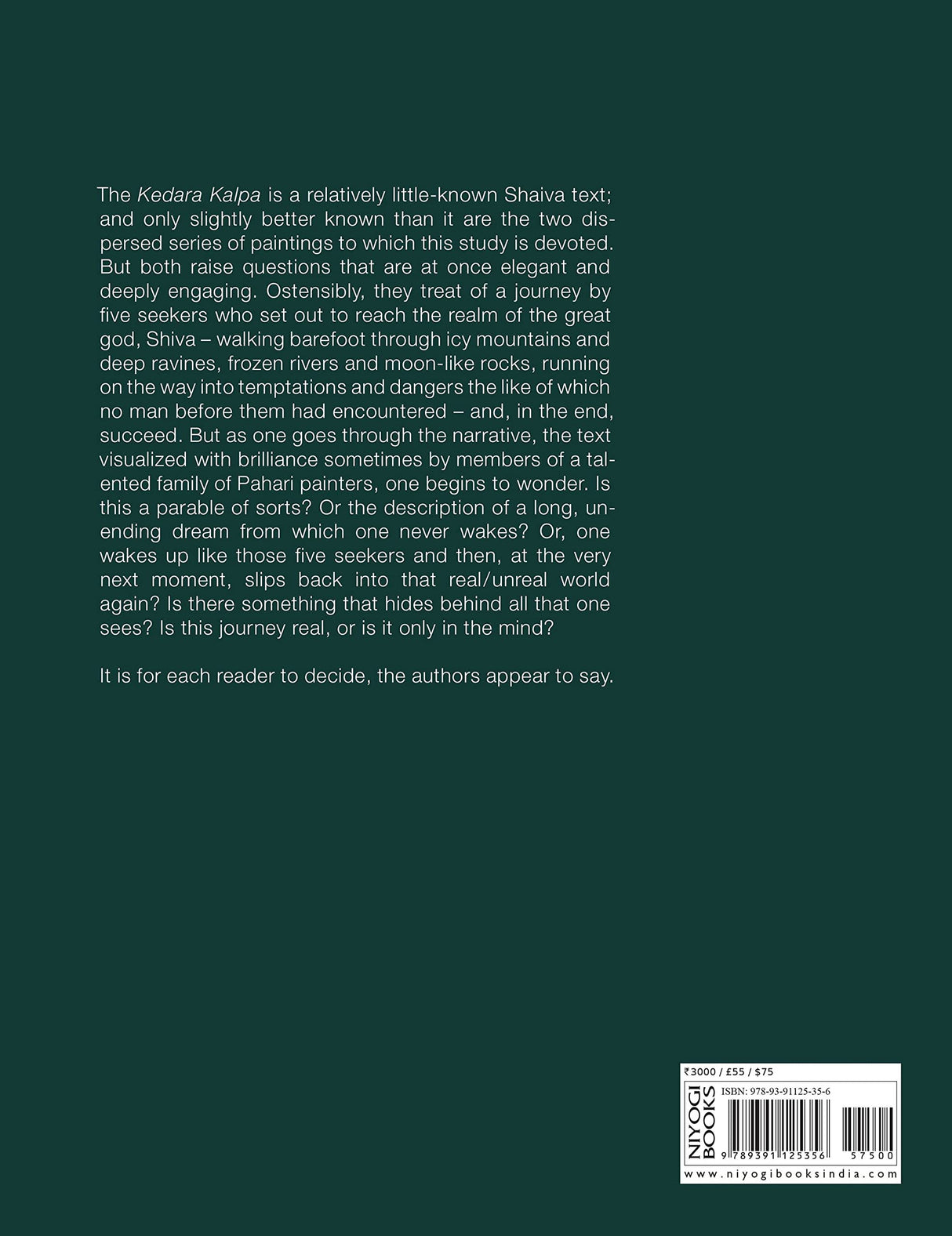 A Sacred Journey: The Kedara Kalpa Series of Pahari Paintings and the Painter Purkhu of Kangra (H.B) - Retail Maharaj