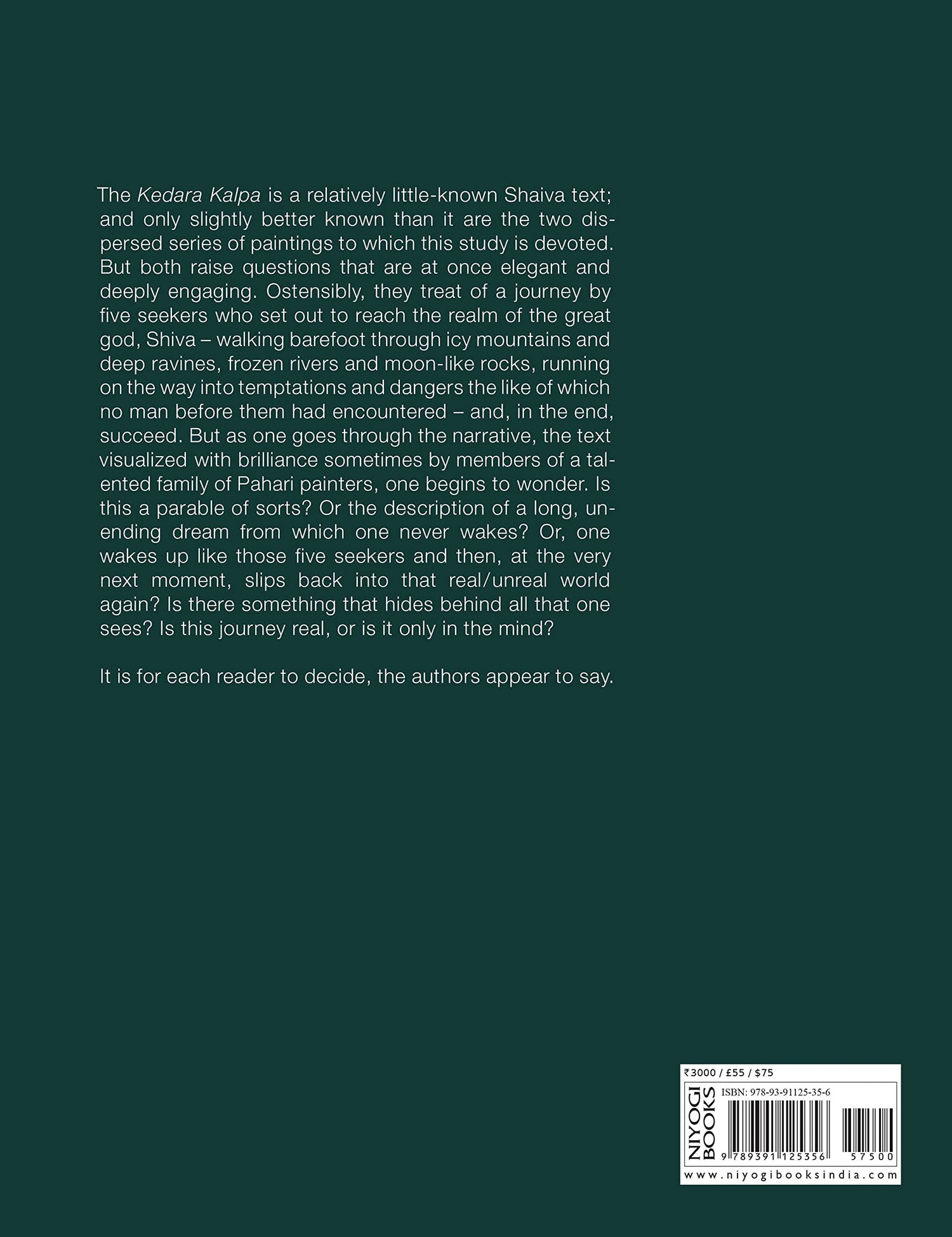 A Sacred Journey: The Kedara Kalpa Series of Pahari Paintings and the Painter Purkhu of Kangra (H.B) - Retail Maharaj