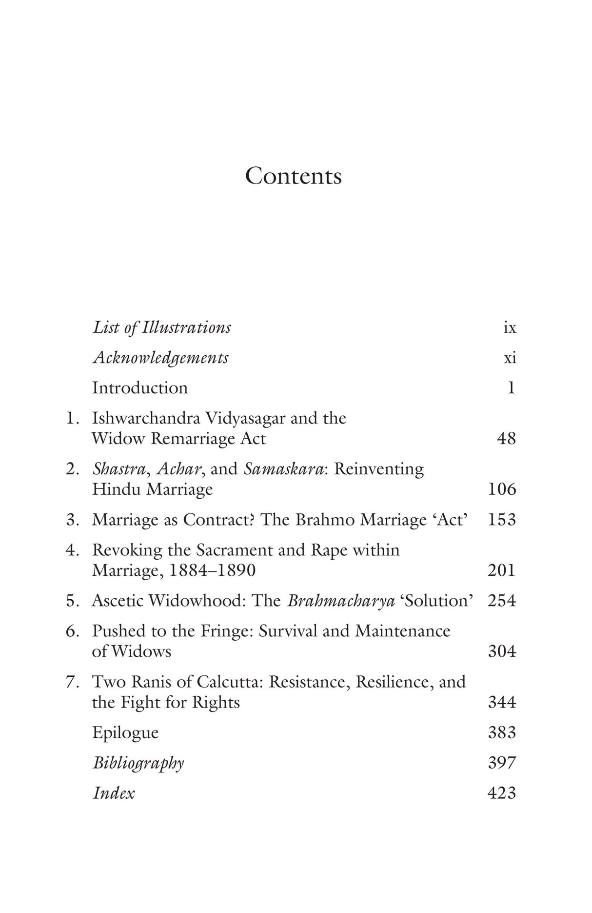 Widows of Colonial Bengal: Gender, Morality and Cultural Representation