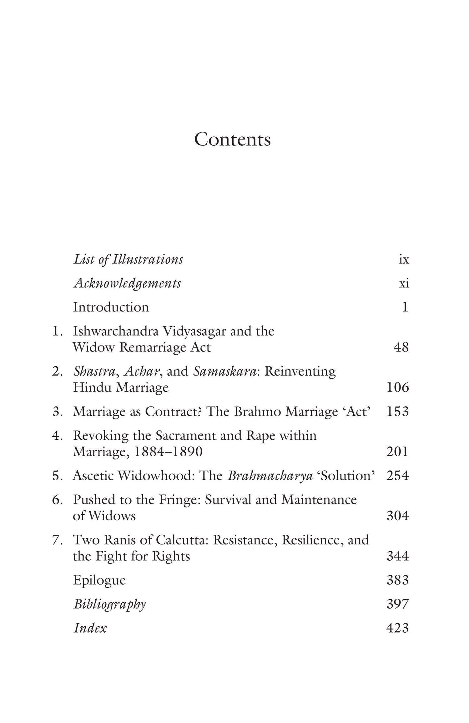 Widows of Colonial Bengal: Gender, Morality and Cultural Representation