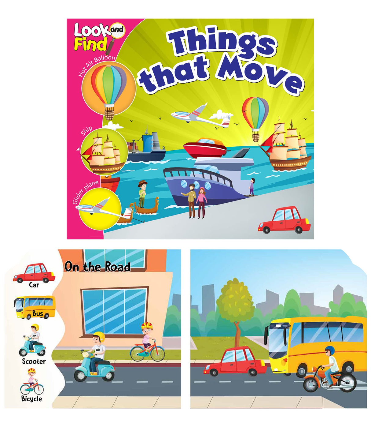 Set of 4 Look & Find Board Books - Retail Maharaj