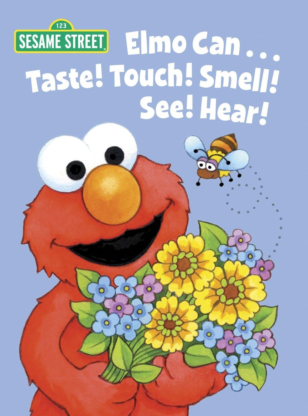 Elmo Can... Taste! Touch! Smell! See! Hear! (Sesame Street) (Big Bird's Favorites Board Books) - Retail Maharaj
